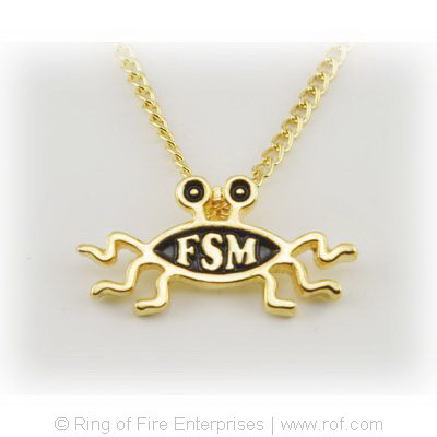 Shapely FSM Necklace - Gold Finish (single) fsm necklace, fsm pendant