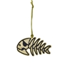 Jolly Pirate Fish Ornament - Gold Finish (single) Bobby Henderson,fsm,flying spaghetti monster, pirate, ornament