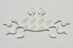 5" Metal Flying Spaghetti Monster Car Emblem (single) - 2290LM-PQ