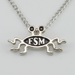 Shapely FSM Necklace/Pendant - Silver fsm necklace, fsm pendant