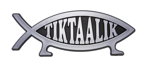 Tiktaalik Car Emblem (Pack of 10) tiktaalik,tiktaalik fish,car emblem,car badge,car plaque,car sticker